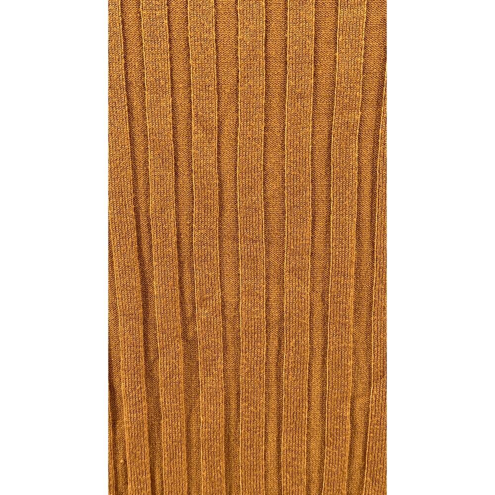 EXIT Urban & Vintage Women's Burnt Orange Ribbed Crewneck Long Sleeve Top SZ M - Picture 4 of 10